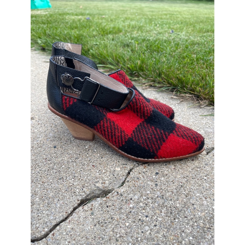 Matt Bernson Buffalo Plaid heels